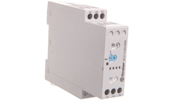 Przekaźnik czasowy 1P 16A 24-240V AC/DC 0,05s-10dni wielofunkcyjny AI, DI, GI, SW,BE, CE, DE, WD 83.01.0.240.0000