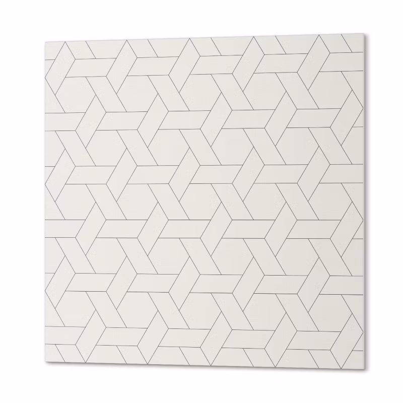 Komplet Kafelków PCV ArtPrintCave 30×30 cm Geometryczny wzór heksagonalny 9 szt.