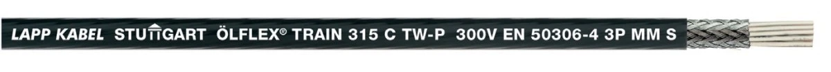 Przewód do pojazdów szynowych OLFLEX TRAIN 315 C TW‑P 2×1,5 300V 15315015 /bębnowy/