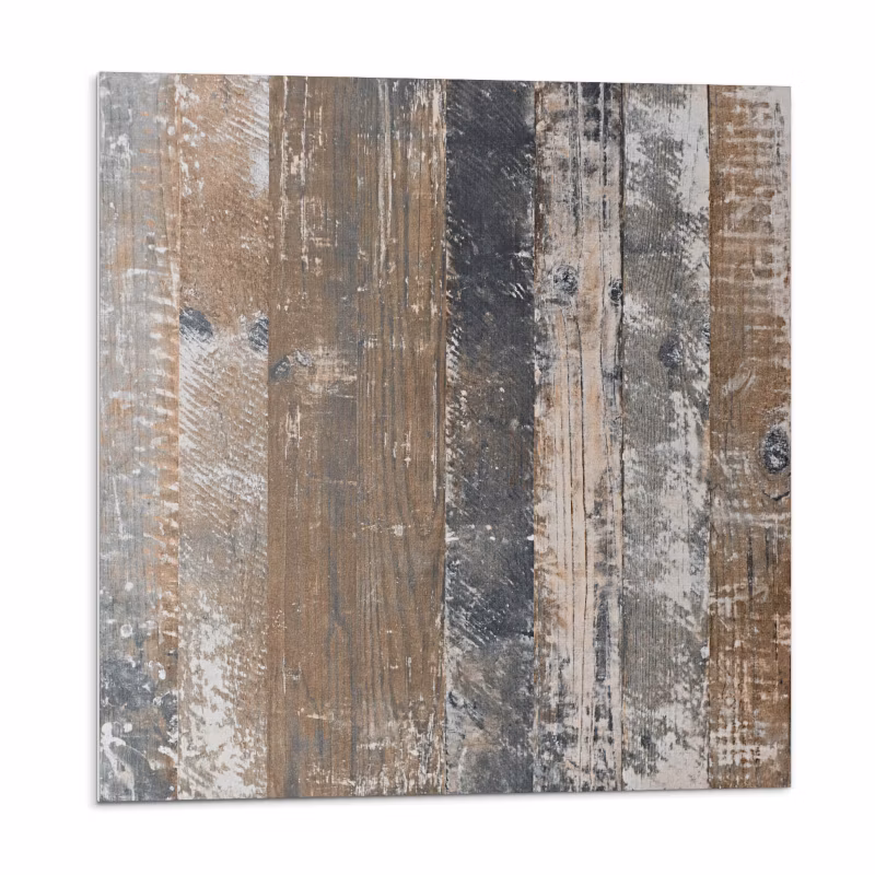 Kafelki samoprzylepne Wallfluent 50×50 cm Rustykalne deski w harmonijnym stylu 4 szt.