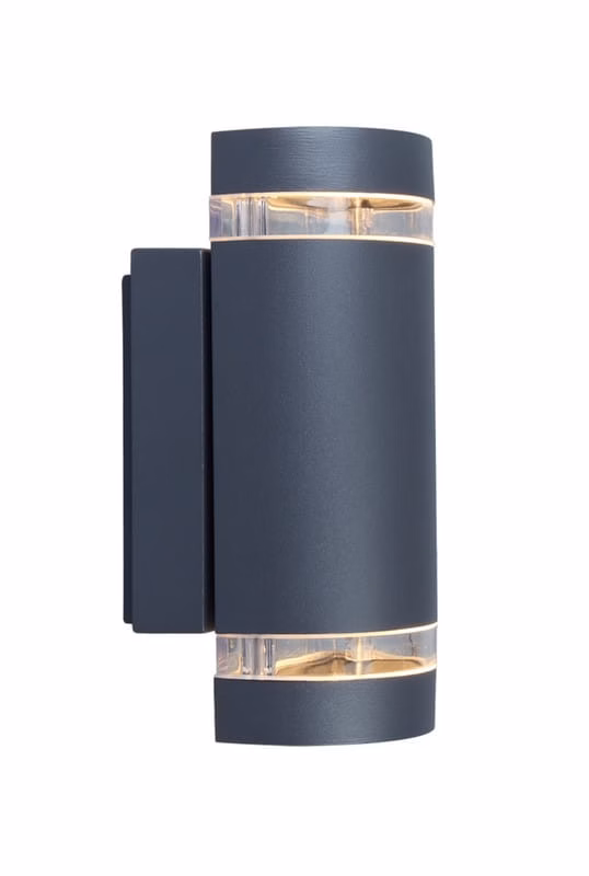 Kinkiet ścienny zewnętrzny Lutec Focus antracytowo-biały 2 x GU10 x 35W IP44 wym: 23,5 x 10,9 x 11 cm – 1 szt.