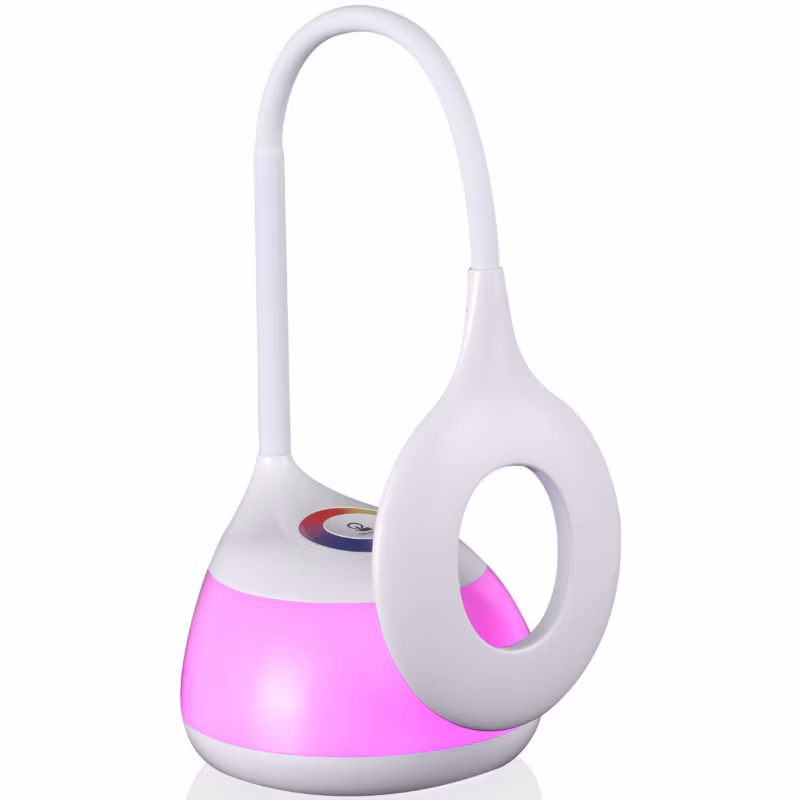 Lampa biurkowa Polux Galactic biała LED 5W 3000K + RGB 150lm IP20 wym: 48 x 11.5 x 11.5 cm tworzywo sztuczne – 1 szt.
