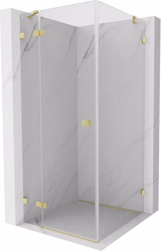Kabina prysznicowa Mexen Lunar złota 90×90 cm 834-090-090-55-00-L 1 szt.
