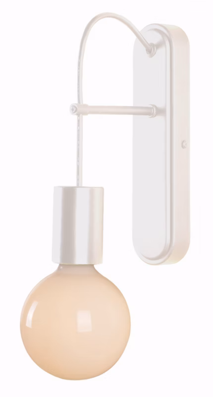 Kinkiet ścienny Candellux Alto biały 1 x E27 x 40W IP20 wym: 28 x 17 x 10 cm – 1 szt.