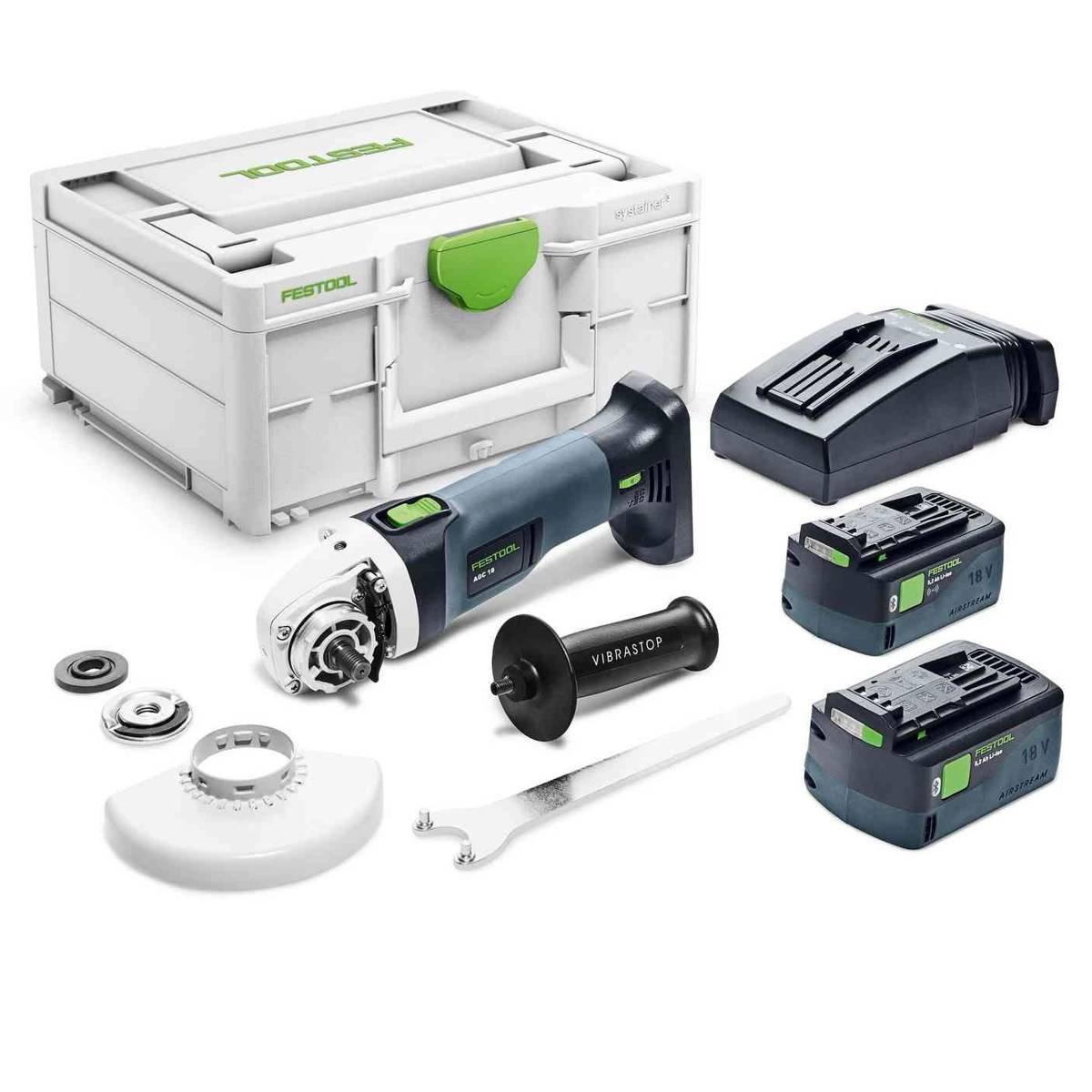 Szlifierka kątowa FESTOOL AGC 18-125 5,2 EBI-Plus – akumulatorowa