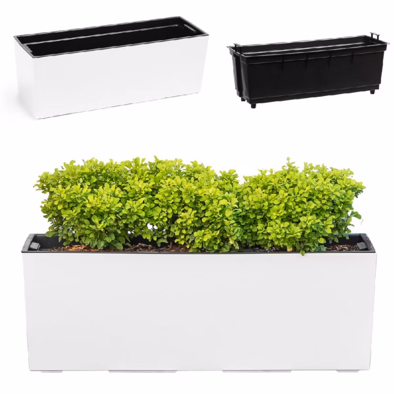 Kwietnik BEGONIA 190×560 – biały LA556-05 lamela