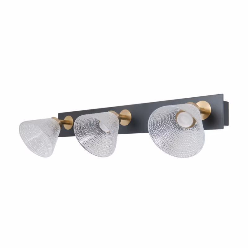 Kinkiet Italux ORELLA czarny matowy LED 3x12W 750lm Ciepła biel IP20 -1 szt.
