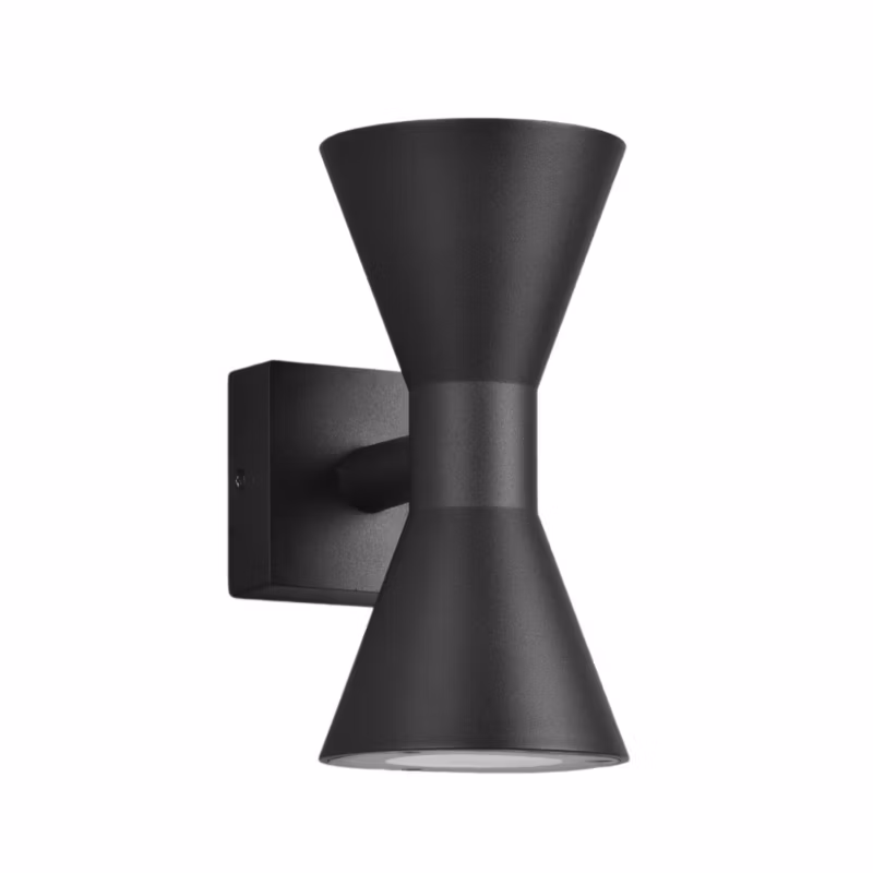 Kinkiet ścienny zewnętrzny Trio Ardas czarny 2 x GU10 x IP44 wym: 20 x 10 x 10 cm – 1 szt.