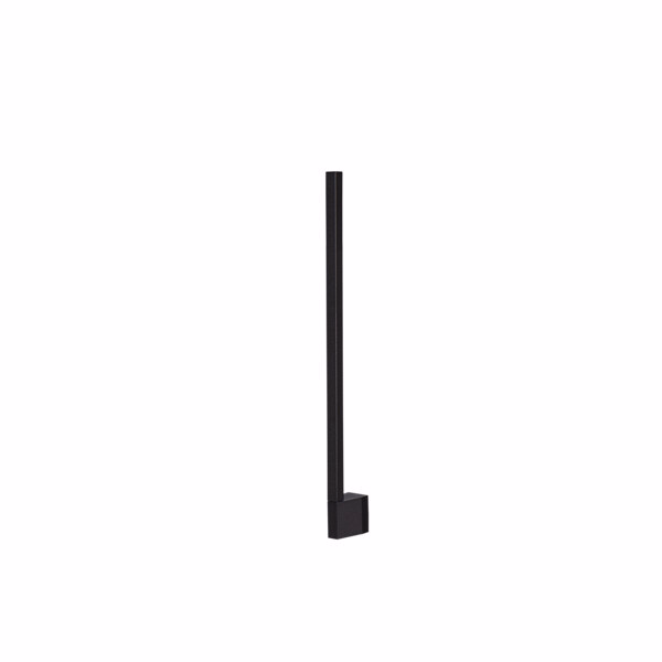Kinkiet ścienny zewnętrzny Kanlux Yalte czarny LED 8W 3000K IP54 wym: 60 x 4,5 x 8 cm aluminium – 1 szt.
