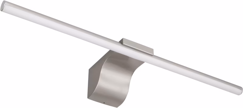 Kinkiet łazienkowy Globo Lighting Pepe LED 10W IP44 nikiel mat światło białe 4000K 1 szt.
