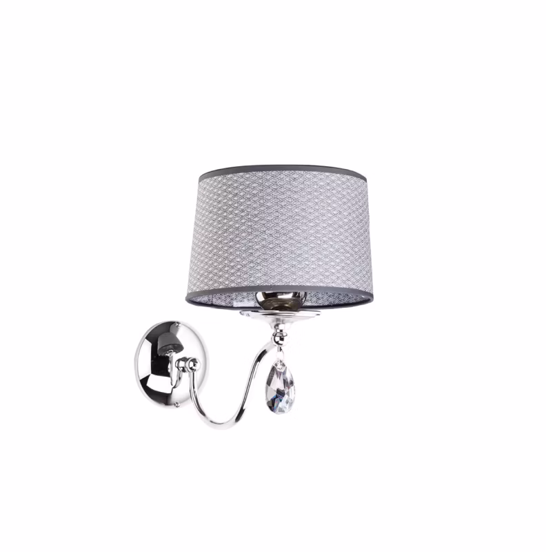 Kinkiet ścienny Jupiter EGIDA chromowany szary 1xE27x20W IP20 – 1 szt.