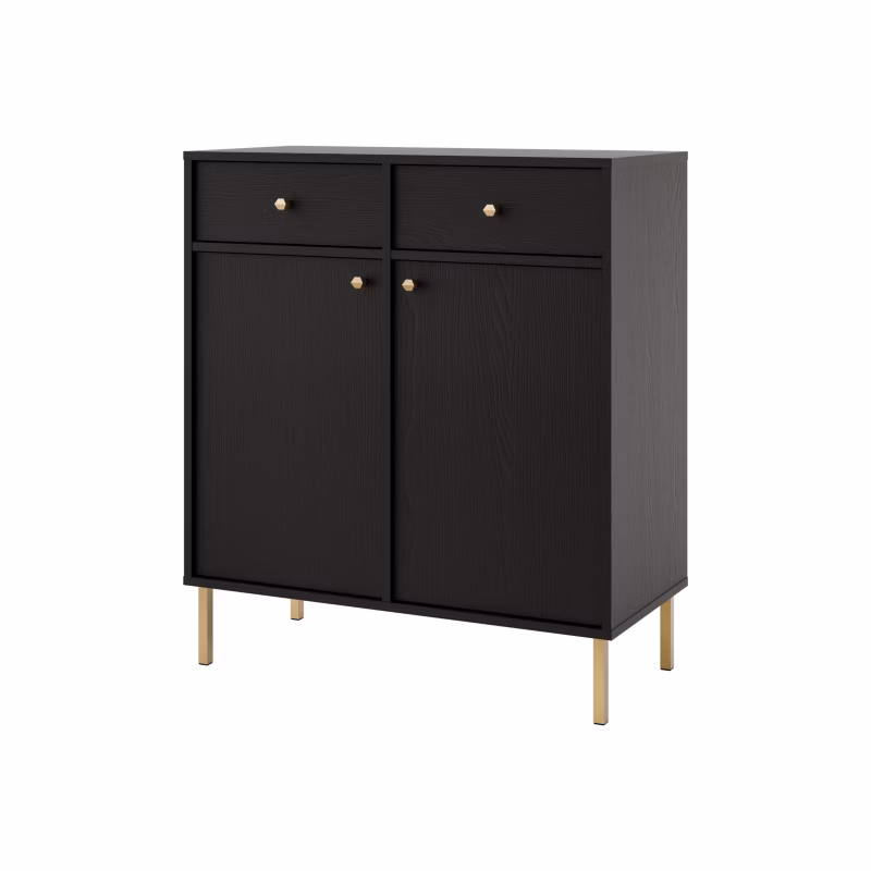 Komoda z szufladami Bonni Sakai 2 2F 2S T826 Czarny 1 szt.