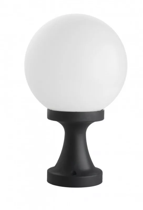 Kula ogrodowa SU-MA Kule czarna 1 x E27 x 60W IP43 wym: 36 x 20 x 20 cm – 1 szt.