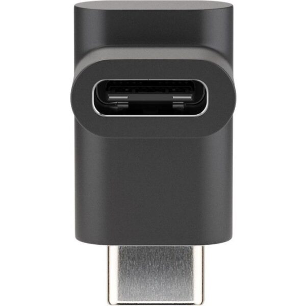 Adapter kątowy USB-C – USB-C czarny 55556