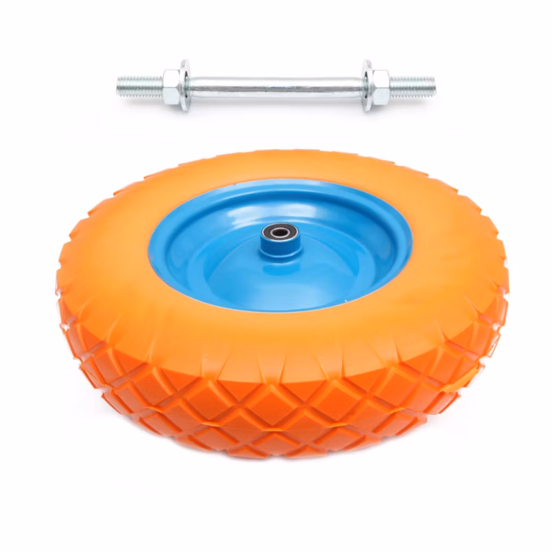 Koło z oponą pełna PU ONYX 4.00-8 oś w komplecie 12mm 1szt