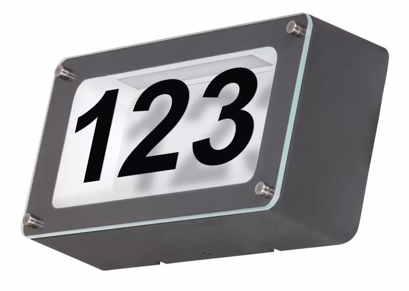 Kinkiet ścienny zewnętrzny Rabalux Hannover antracyt LED 5W 4500K 480lm IP54 wym: 12,2 x 24,2 x 6,8 cm metal – 1 szt.