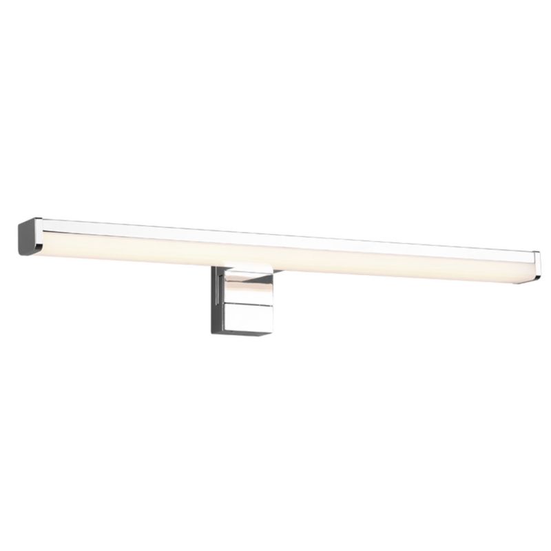 Kinkiet ścienny Trio Lino chromowany biały do łazienki LED 7W 3000K 800lm IP44 wym: 6 x 40 x 40 cm – 1 szt.