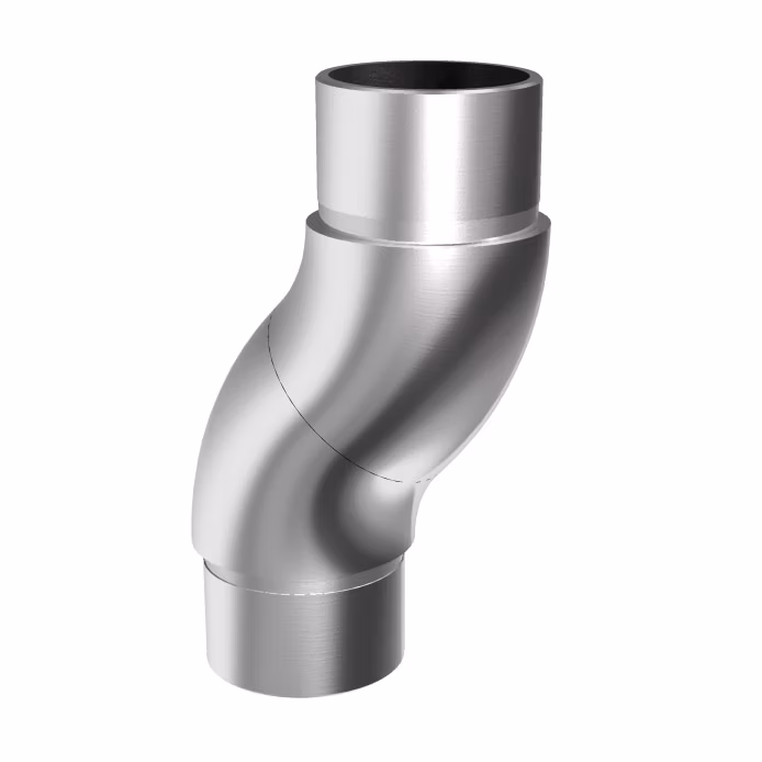 Kolanko AVIS z regulacją kątów od 0 do 360 dla poręczy balustrady fi42,4 x 2,0 mm, AISI 304, szlifowana, 1szt.