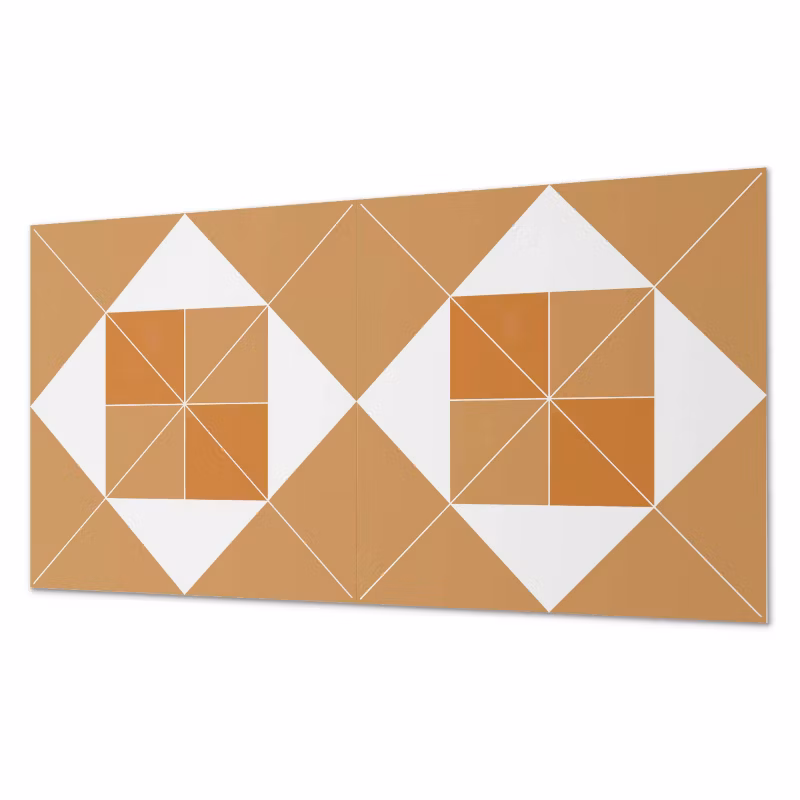 Komplet Kafelków PCV ArtPrintCave 60×30 cm Geometria w odcieniach 6 szt. 4070095670095
