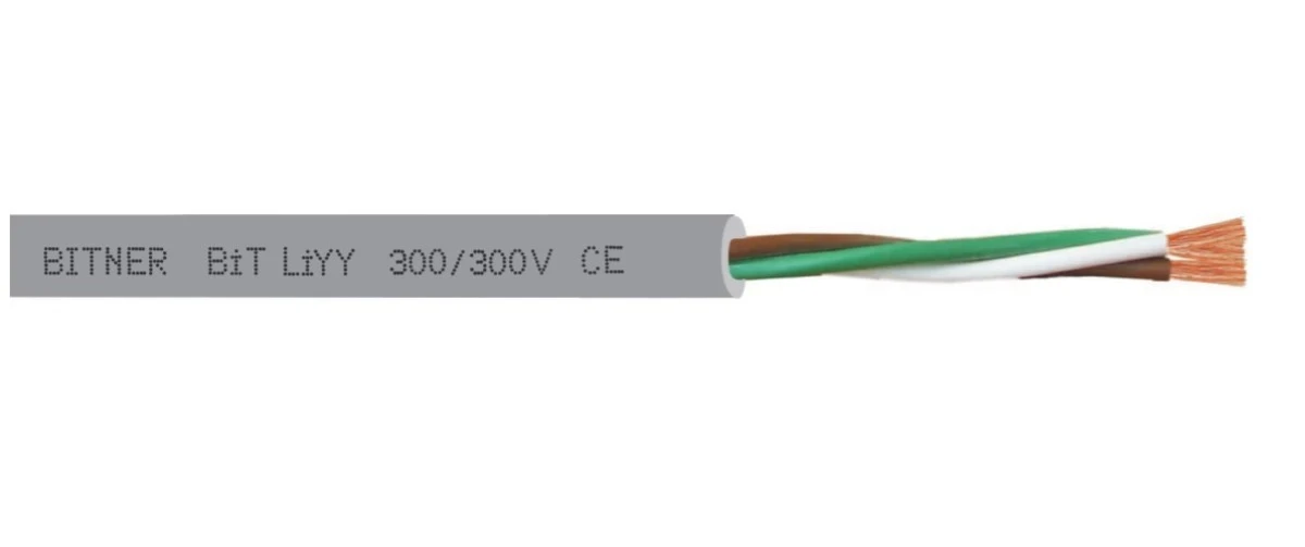 Przewód sterowniczy BiT LiYY 3×0,75 300/300V S30106 /bębnowy/