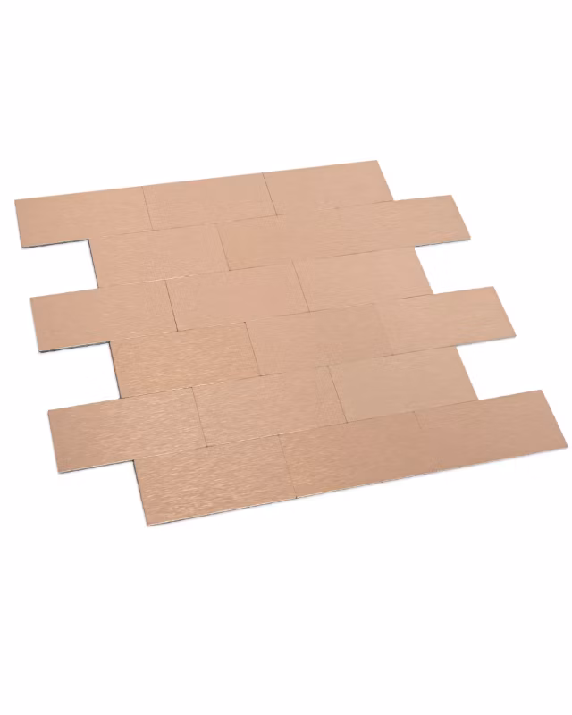 Kafelki ścienne samoprzylepne płytki Mazovia 29,6 x 29,1 cm odporne na zachlapania, geometryczne Złote 1 szt.