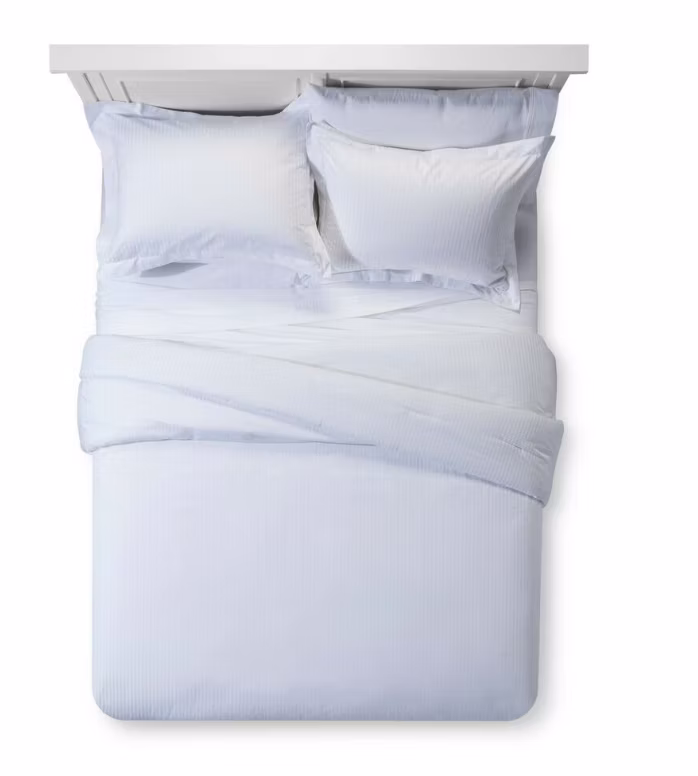 Komplet pościeli z mikrofibry KAM-POL bawełna 100% na zamek pasek 4mm 200×200 + 2x50x60 3 szt.