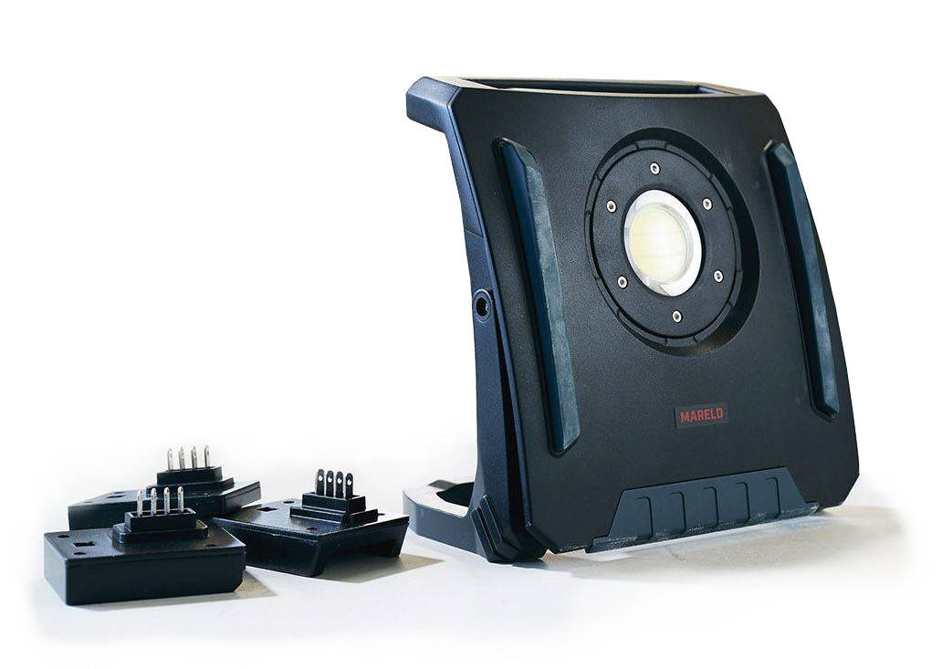 Lampa robocza Mareld BANY 4000 RE APP – kompatybilna z akumulatorami DeWALT, Metabo, Makita, Bosch, Milwaukee