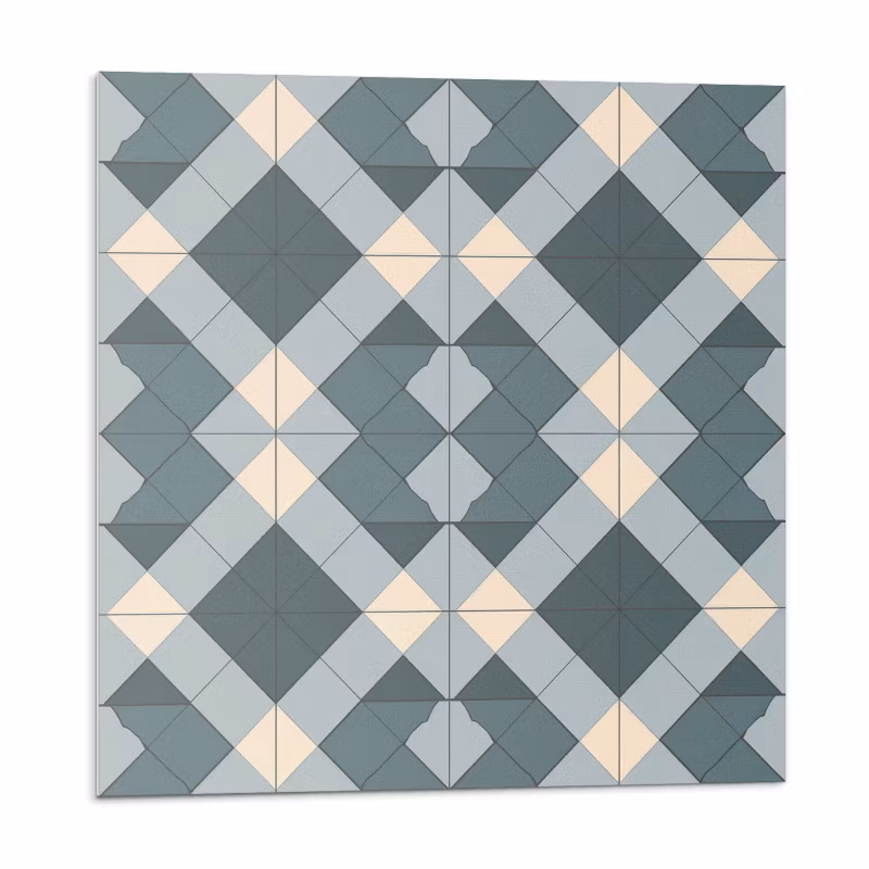 Kafelki samoprzylepne Wallfluent 30×30 cm Romby w nowoczesnym 9 szt.
