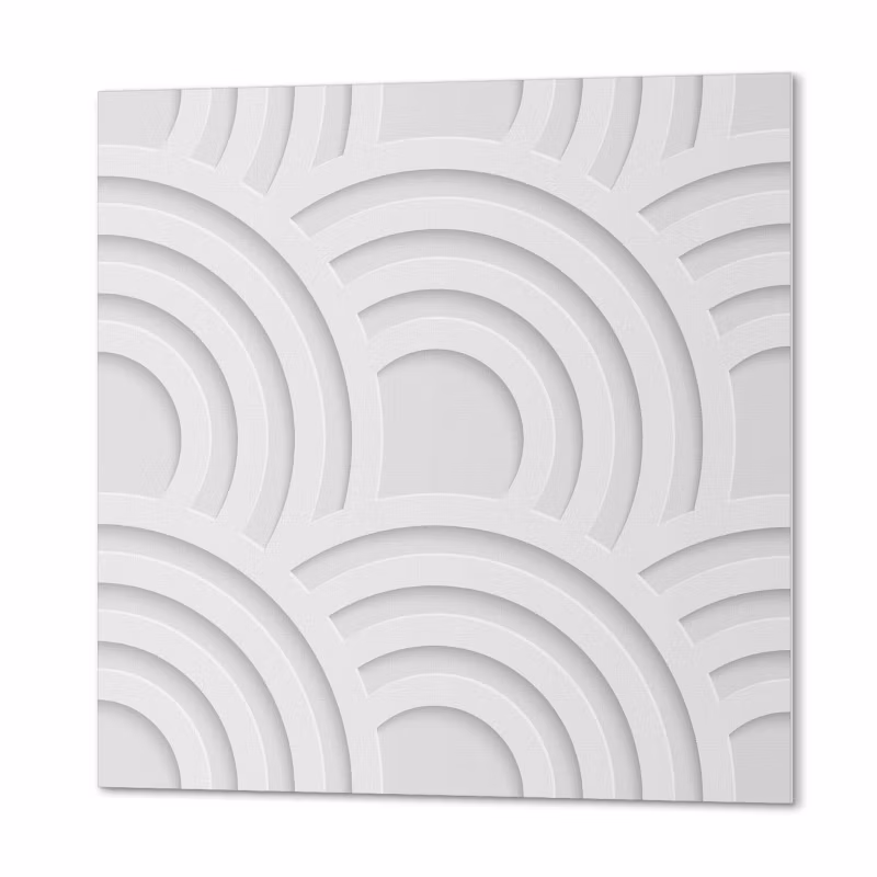 Komplet Kafelków PCV ArtPrintCave 30×30 cm Faliste wzory na tle 9 szt.