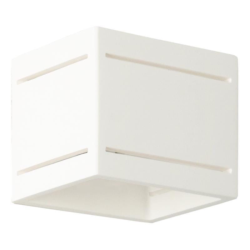 Kinkiet ścienny Lampex Mark Bia biały 1 x G9 x 40W IP20 wym: 10 x 12 x 12 cm – 1 szt.