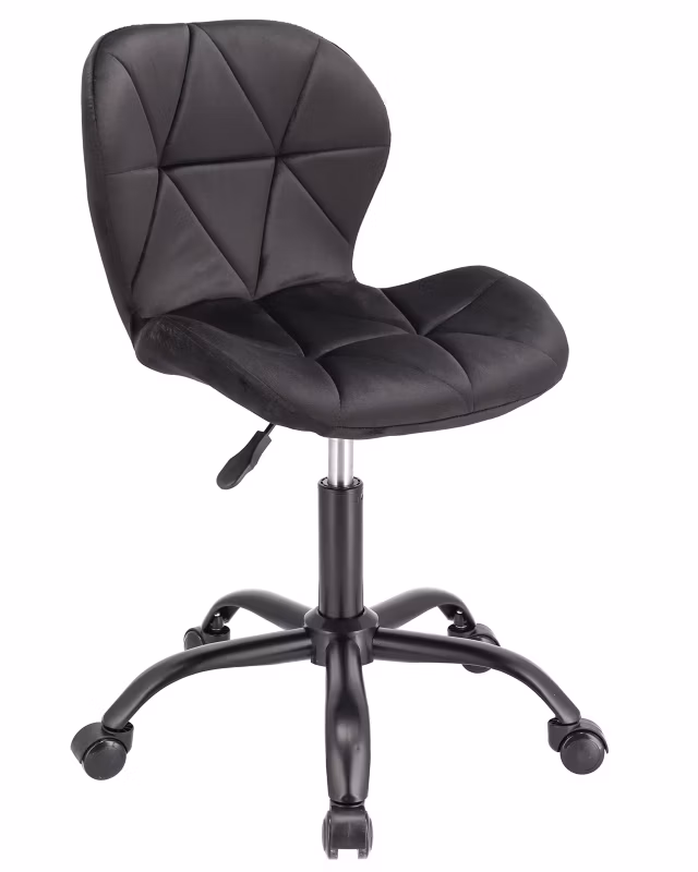 Krzesło obrotowe JUMI welurowe eleganckie ENDO biurowe 1 szt