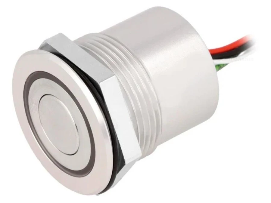 Przełącznik wandaloodporny Poz: 2 SPST‑NO 0,05A/24VDC IP65 1241.6403
